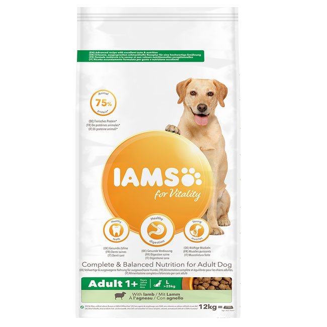 Iams Dog 1+ Years Advanced Nutrition with Lamb Large Breed 12kg
