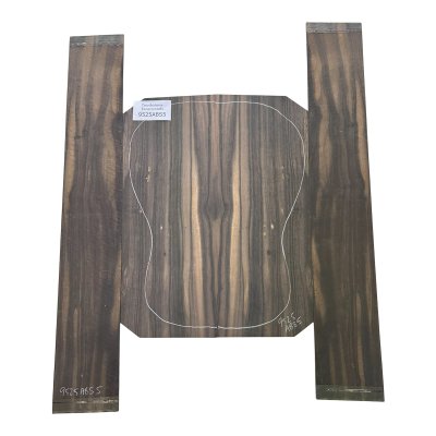 Guitar Back & Sides Cameroon Ebony - Jumbo - Selection 05