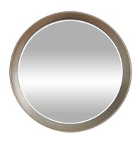 Como Champagne Round Bevelled 60cm Mirror