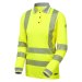 PULSAR&reg; LIFE Women's Hi-Vis Long Sleeve Yellow Polo Shirt