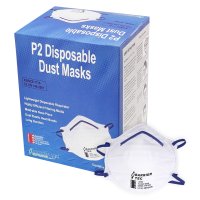 Dust Masks, P2, Non-valved, Box 20