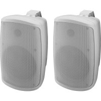 Monacor WALL06 SET Active 2-way stereo speaker system White