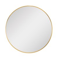 Bari Round Gold Mirror Alluminium 101cm