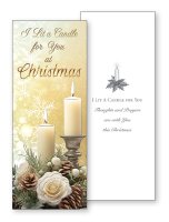 Christmas Card/I Lit A Candle For You/1 Design   (97844)