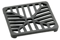 CAST GRID 102mm x 9mm SQUARE BLACK FLY SHIELD COATED