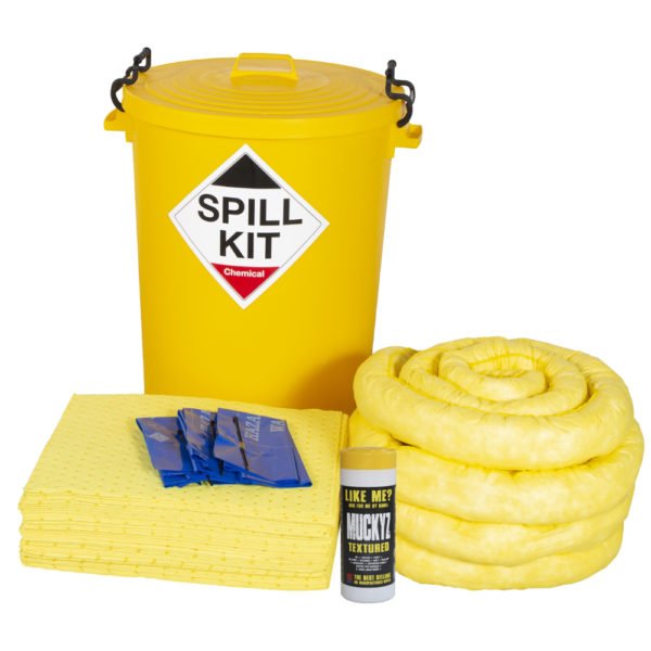 90 LITRE CHEMICAL SPILL KIT - YELLOW DRUM