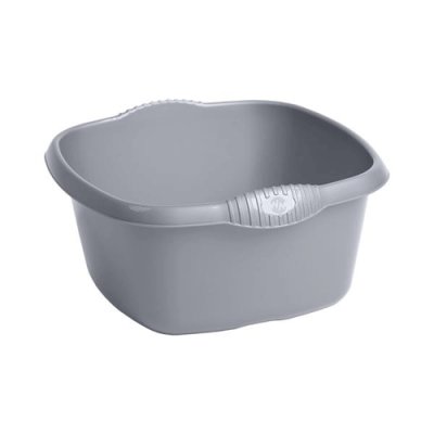 Casa 32cm Square Bowl Silver