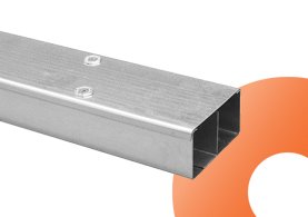 Metal Cable Trunking - 2 Compartment & Accessories