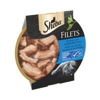 Sheba Fillets Chicken and Tuna in Gravy Tray 32x60g