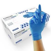 Blue Nitrile Powder Free Gloves - per box of 200