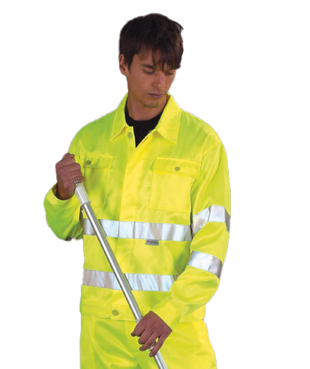 YOKO HI-VIS POLYCOTTON WORKING JACKET