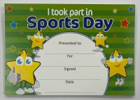 Award Certificates - I Took Part in Sports Day (20)