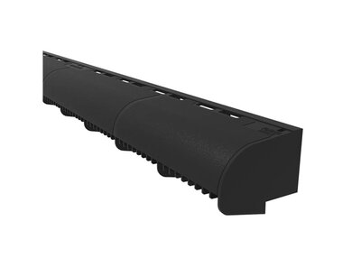 Manthorpe Over Fascia Black Polypropylene Roof Ventilator MANG2500N