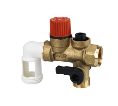 Veiligheidsgroep 7bar 3/4 met PVC bocht