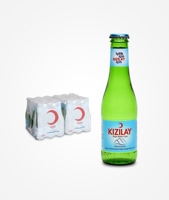 Bottle Mineral Soda Water Kizilay 24x200ml