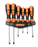 NO1088 6PC SCREWDRIVER SET & RACK