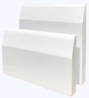 White Primed Engineered Meridian Skirting Jesso Coated 144 x 18 x 4200