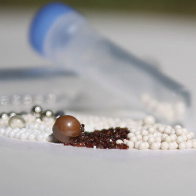 Homogenizer Beads, Prefilled 2.0ml tubes, Silica (Glass) Beads, 1.0mm Diameter,  Acid Washed, 50pk