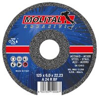 Molital Steel Grinding Disc DPC 125 x 6.0mm