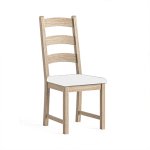 Mandel White Wash Dining Chair 