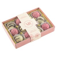 The Marc de Champagne collection 12pc pink gift box - 12x160g