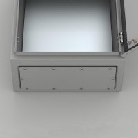 AF01SR5 nVent Hoffman Gland plate size 1S, RAL7035