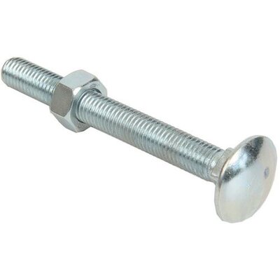 Cup Square Bolt & Nut M8 x 50mm BZP