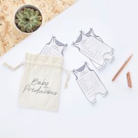 Canvas Bag 'Baby Predictions' & Prediction Cards - Pack of 20 cards