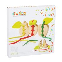 Wooden lacing toy set "Fruits"