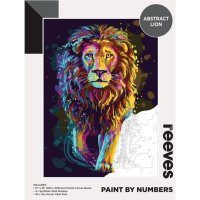 REEVES PBN 12X16INCH Abstract Lion