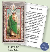 Picture Medal & Foil Leaflet/Saint Jude   (7148/JUDE)