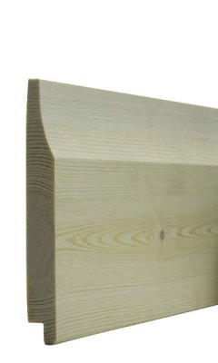 Green Treated Redwood Shiplap 19x125mm x 5.1m (FIN 14x120mm)  