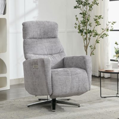 Monika Electric Recliner Chair - Ash