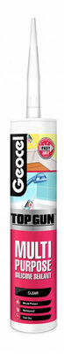 Geocel Top Gun Multi Purpose Silicone Sealant C3 Clear 6001096/C23