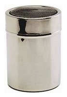 S/St Shaker With Mesh Top (Plastic Cap)