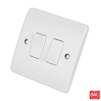MK 10A 2G 2W Light Switch K4872WHI