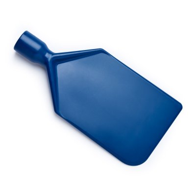 Metal Detectable paddle scraper blade, 112x235mm, blue