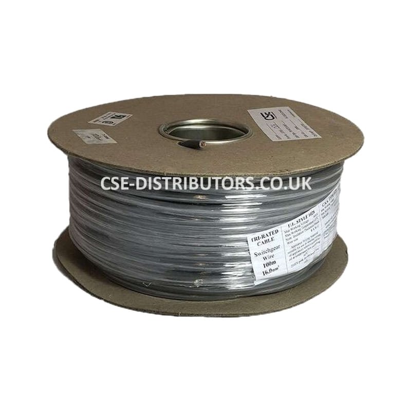 Tri Rated Flexible Panel Cable - 16mm2 Grey / TRI-16-GREY