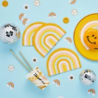 Rainbow Paper Napkins - Pack of 16