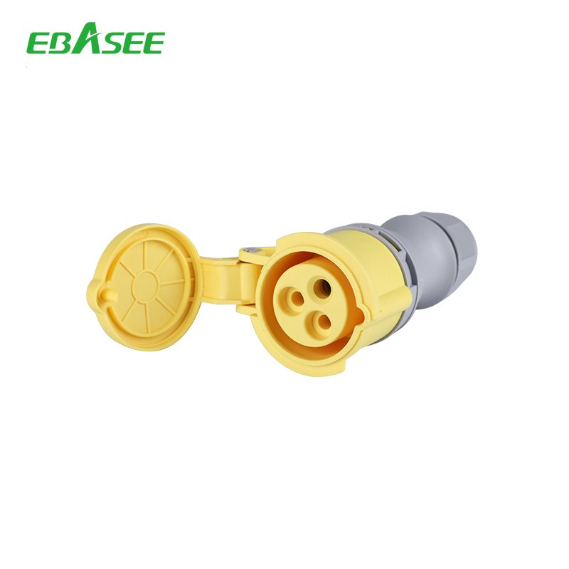 EBASEE CEE IP44 32A Socket Female Coupler 3x32A 110V Yellow