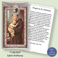 Picture Medal & Foil Leaflet/St.Anthony   (7148/ANT)