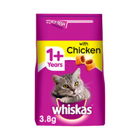 Whiskas 1+ Adult Cat Complete Chicken 3.8kg