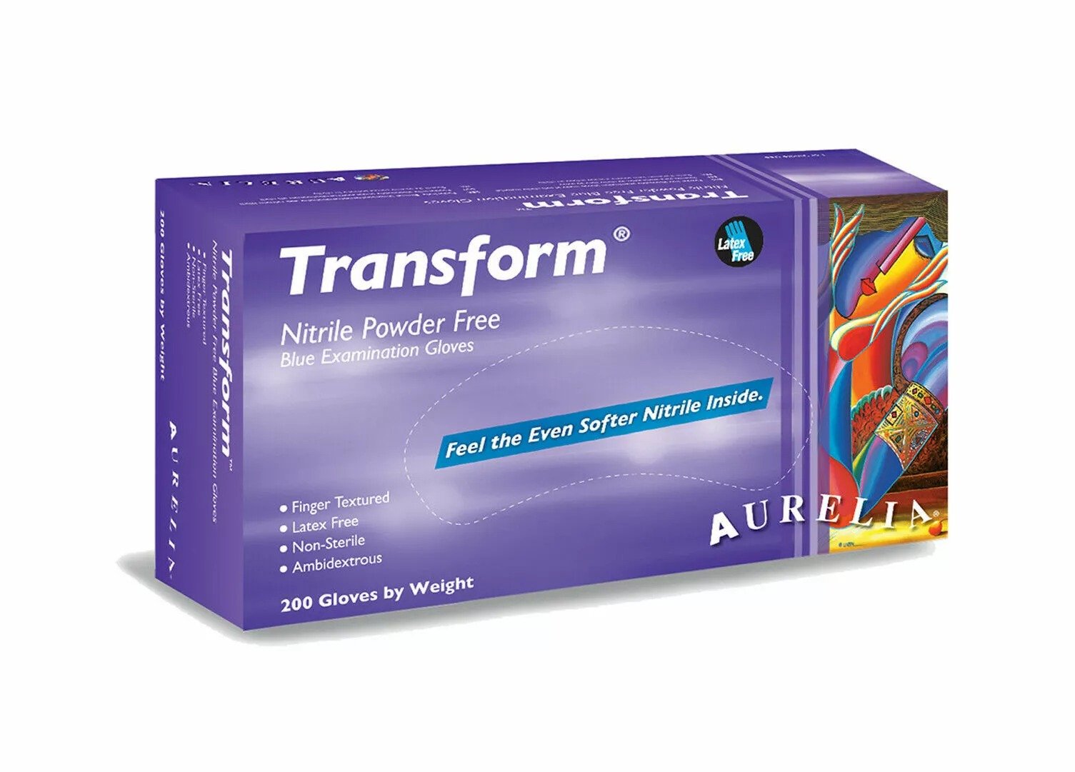 TRANSFORM NITRILE DISPOSABLE GLOVE 200 PER BOX