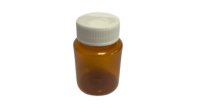 35ml PET AMBER TABLET VIAL SCREW CAP BOXED (200)