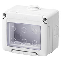 Enclosure 3 gang modular IP55