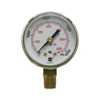 600 psi Replacement Gauge for Ni Regulator (2", 1/4" NPT)