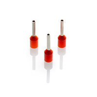 Orange Pre-Insulated Bootlace Ferrule 0.5mm2 (Pack 1000) | CEF508G