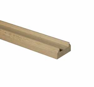 Richard Burbidge White Oak Baserail 2400mm x 44mm