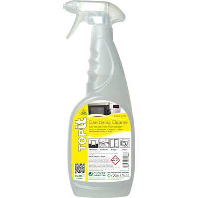 750ml TOPIT SANITISING CLEANER 6PK