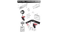 Spare Parts for MILWAUKEE M18FFN-0 FRAMING NAILER NAKED